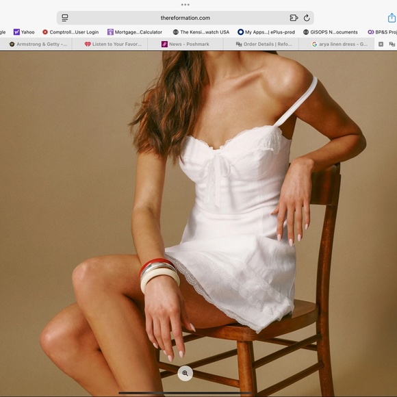 Reformation Arya Linen Dress - Picture 3 of 7